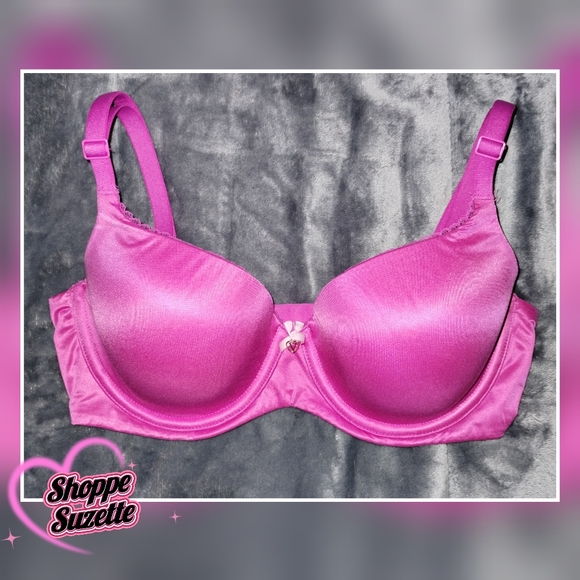 Victoria's Secret Body by Victoria Lined Demi Bra in Fuchsia Pink 32DD - Picture 1 of 7